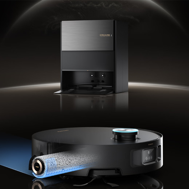 追觅X50Pro滚筒版超薄扫地机器人扫拖一体自动清洗全自动洗烘一体